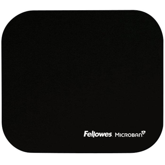 Fellowes Alfombrilla para Ratón con Protección Microban Negro